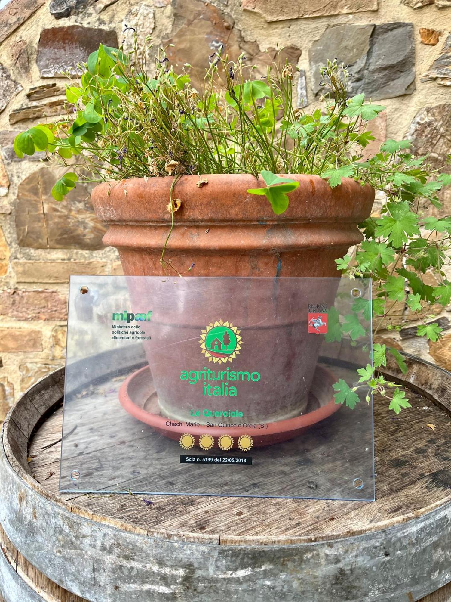 Agriturismo Le Querciole In Val D'Orcia Bagno Vignoni Zewnętrze zdjęcie